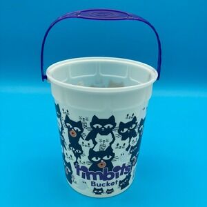 2025 Tim Horton's Glow in the Dark Timbits Bucket Black Cats Halloween No Lid